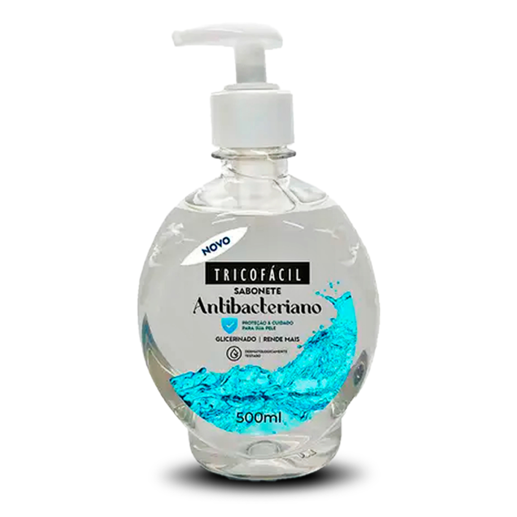 Sabonete Líquido Antibacteriano c/ Glicerina Tricofacil 500ml - Loja ...